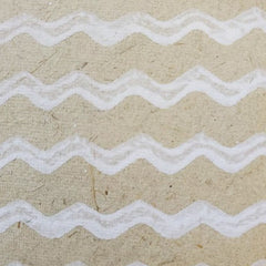 IN-SSN Tājā Cotton Squiggly Stripes on Natural
