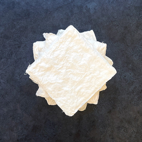 White Kozo Dried Pulp Squares - 11g
