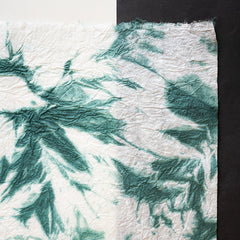 An-Jing Crumpled & Dyed Deep Teal CH-CDT