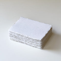 Tājā Cotton Warm White Postcards Unsized 360gsm (Set of 10) IN-36-PC