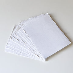 Tājā Cotton Warm White Postcards Unsized 360gsm (Set of 10) IN-36-PC