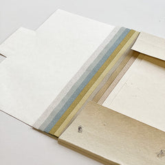 Tājā Cotton Rag Writing Papers Sampler in Folder IN-LSet100
