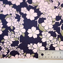 Yuzen Purple Eggplant Large Pink Sakura  KT-H10