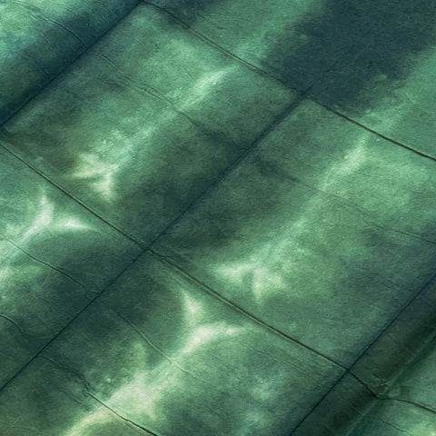 Itajimeshi Bokashi Folded and Dyed Forest Green PSK-115
