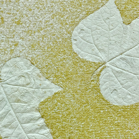 Japanese Ogura Lace Paper - OLIVE GREEN