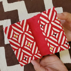 Serizawa Pattern Ainu Stripe Business Card Pouch