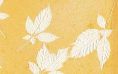 An-Jing Embossed Leaves Sunflower Yellow CH-EmSY