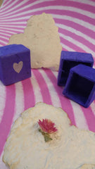 I Heart Lokta: Bundle of 20 Purple Lokta Boxes with Silver Hearts
