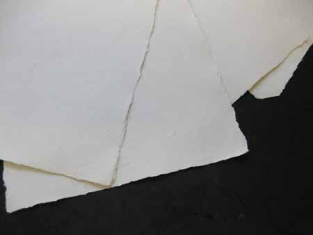 Set/5 Tājā Cotton White Paper with Sizing  Letter Size IN-2-110-L