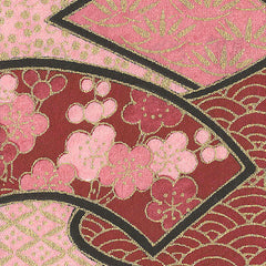 Yuzen Traditional Motifs on Rose and Pink KA-2592