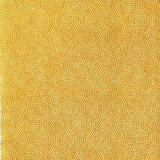 Yuzen Yellow Mustard with White Dots -KD-387