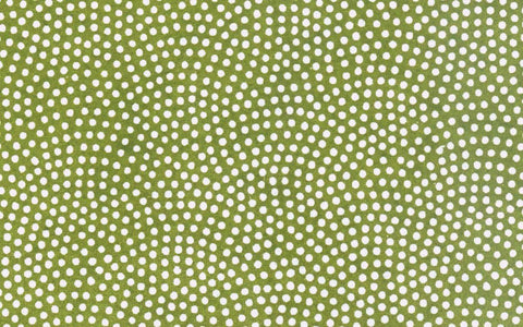 Yuzen Green with White Dots