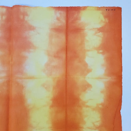 Itajimeshi Bokashi Folded and Dyed Tangerine/Yellow PSK-134