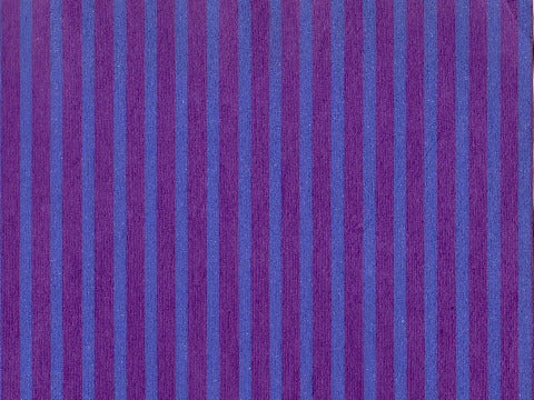 Jewel-Toned Cotton Purple/Periwinkle Stripes