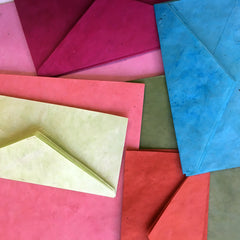 Lokta Stationery Set -  10 A4 sheets and 5 A4 envelopes