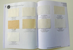 Conservation and Repair Paper Swatch Portfolio